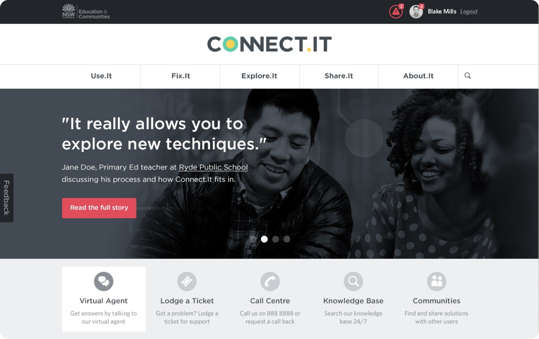 NSW Department of Education — UX Design to support NSW teachers with technology